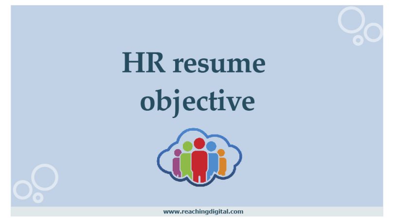 HR resume objective