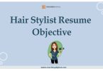 Hair Stylist Resume Objective