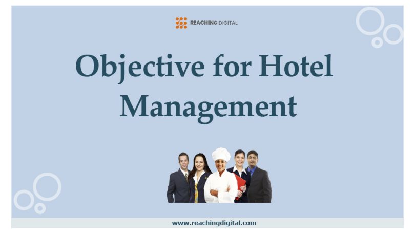 Objective For Hotel Management Resume
