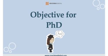career objective for PhD resume