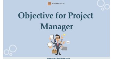 Objective for Project Manager