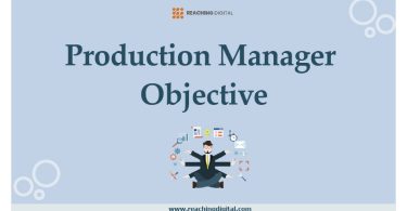 Production Manager Objective