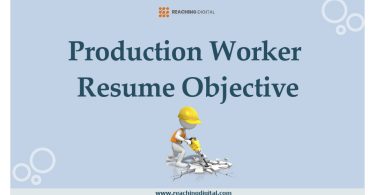production worker resume objective