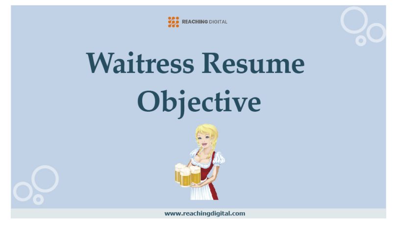Waitress Resume Objective
