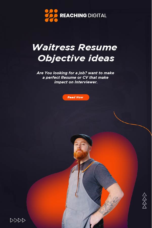 best career objective for resume for waiter