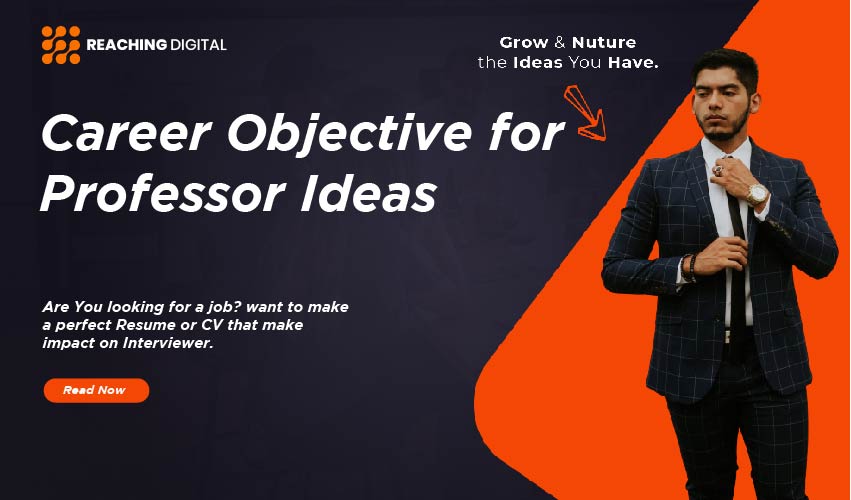career objective for assistant professor