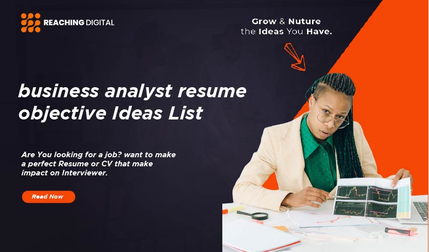 career objective for business analyst