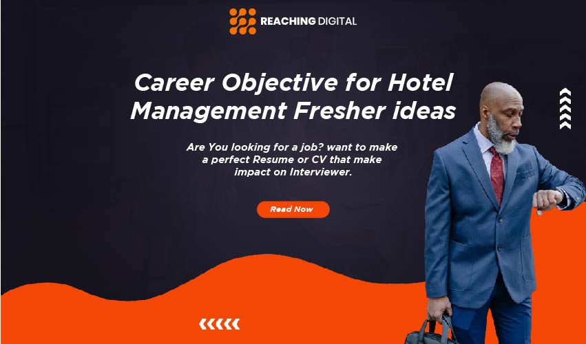career objective for fresher in hotel management