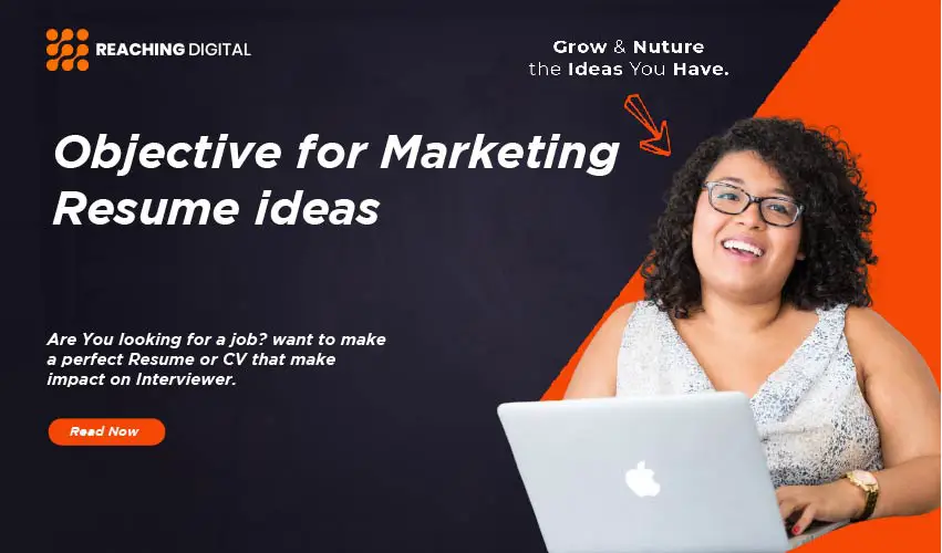 career objective for marketing