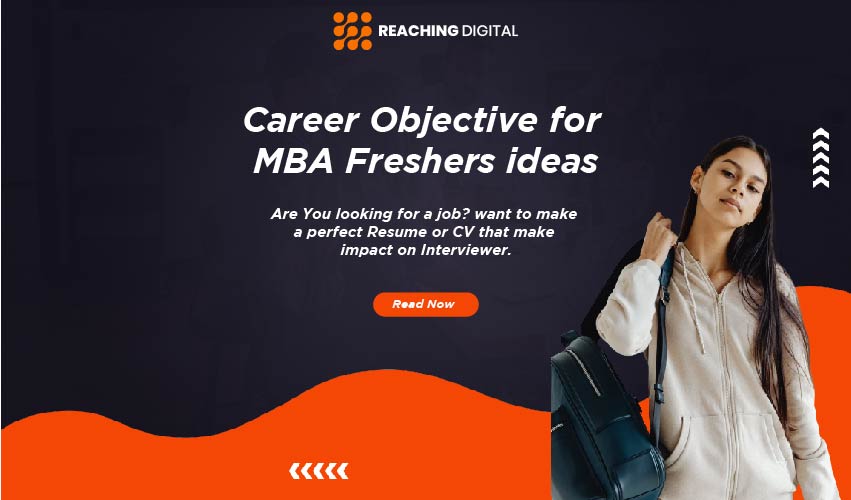 career objective for mba finance fresher