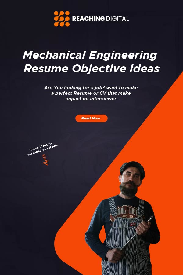 career objective for mechanical engineer fresher pdf