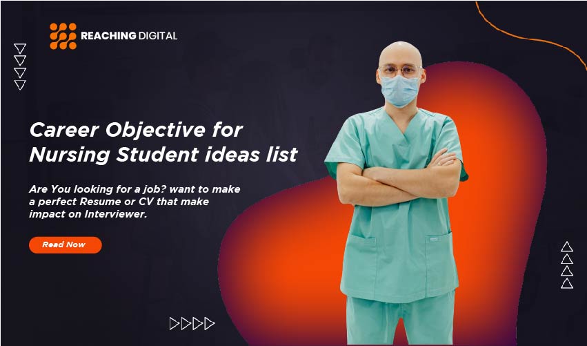 career objective for nursing student
