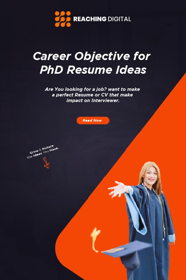 career objective for phd application