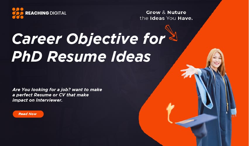 career objective for phd resume