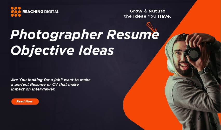 career objective for photographer