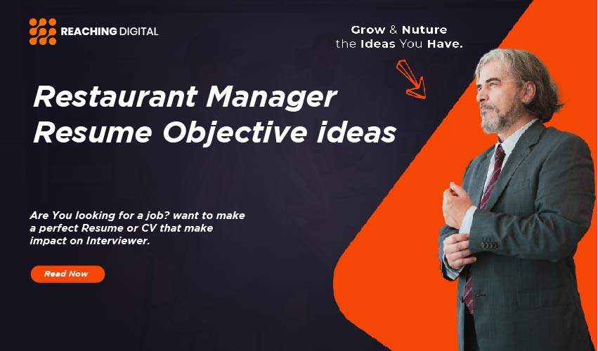 career objective for restaurant manager