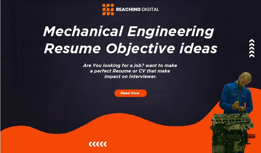 career objective for resume for fresher mechanical engineer