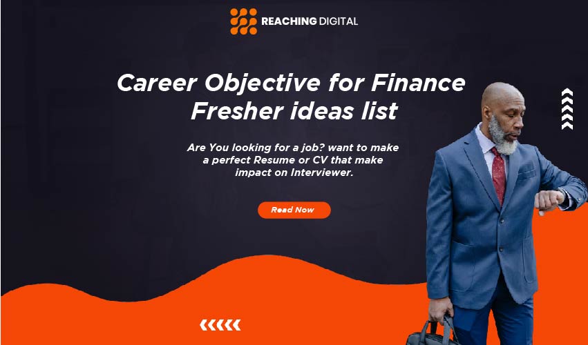 career objective for resume for mba freshers in finance