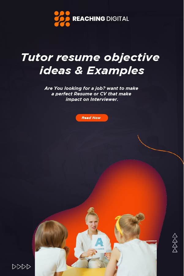 career objective for tutor