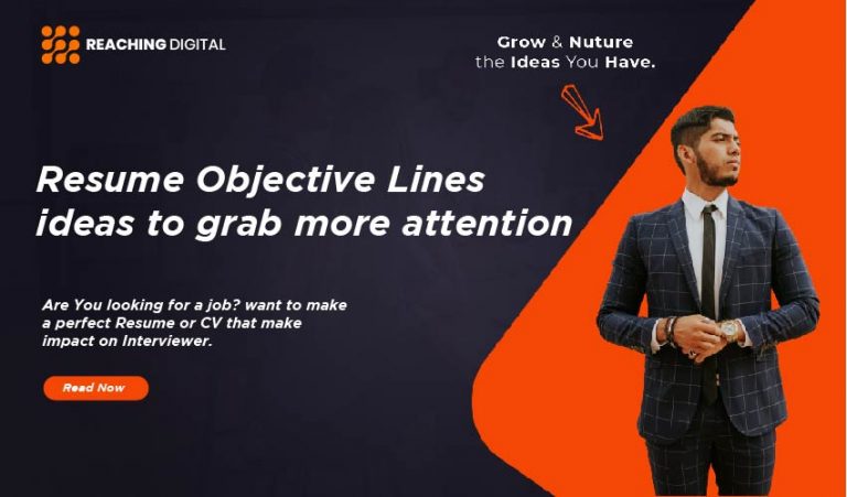 resume career objective lines