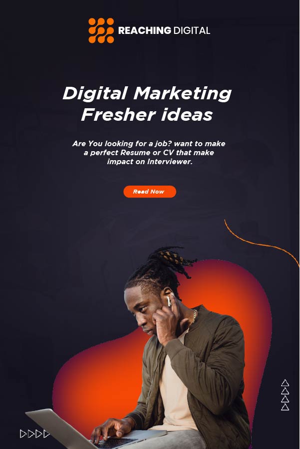digital marketing cv for freshers