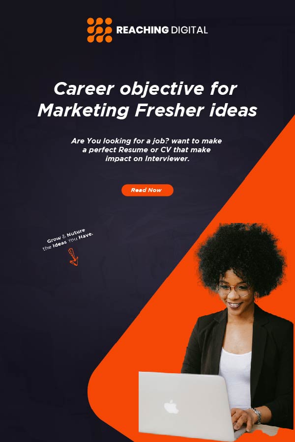 marketing fresher resume objective
