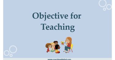 Career objective for Teaching