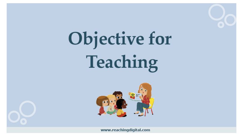 Career objective for Teaching