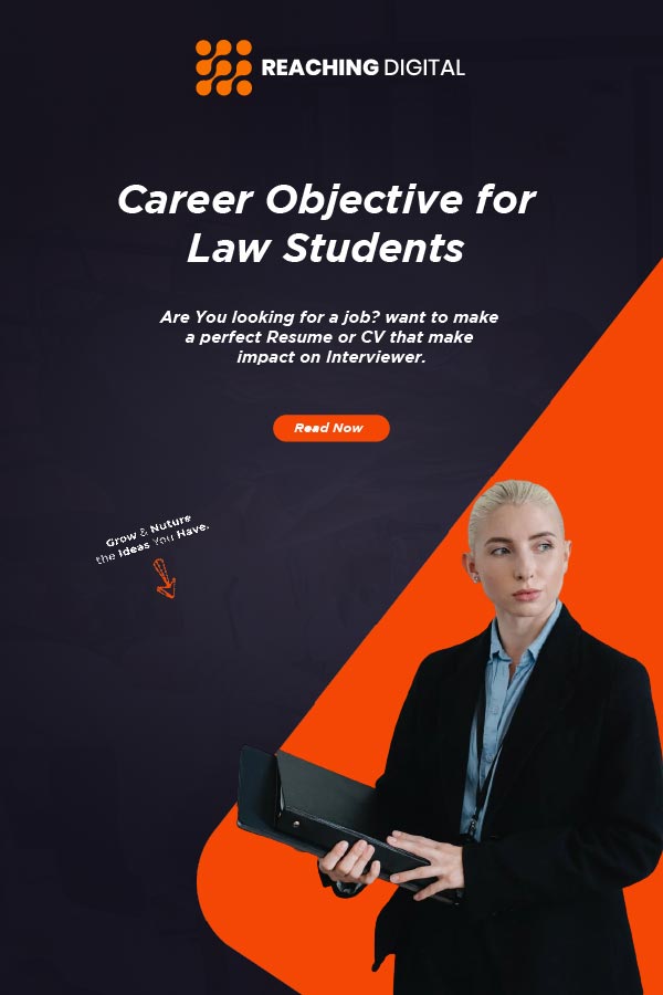 objective in cv for law students