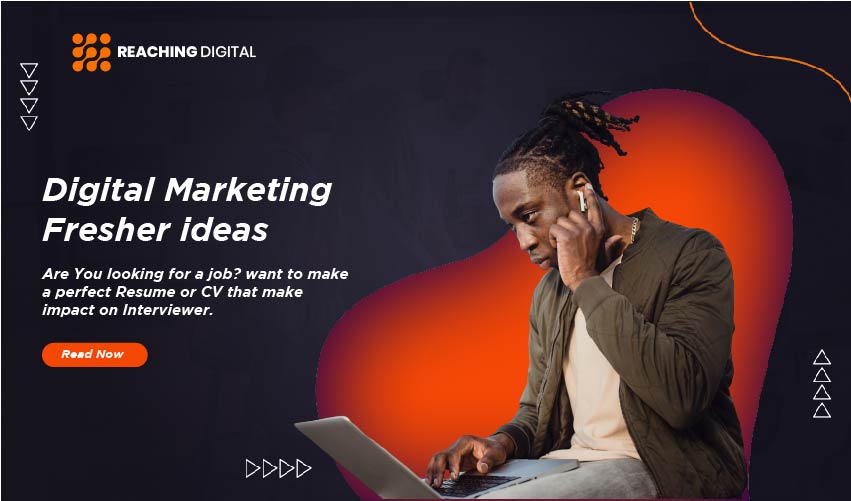 resume for digital marketing fresher