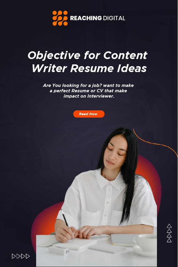 resume objective for content writer
