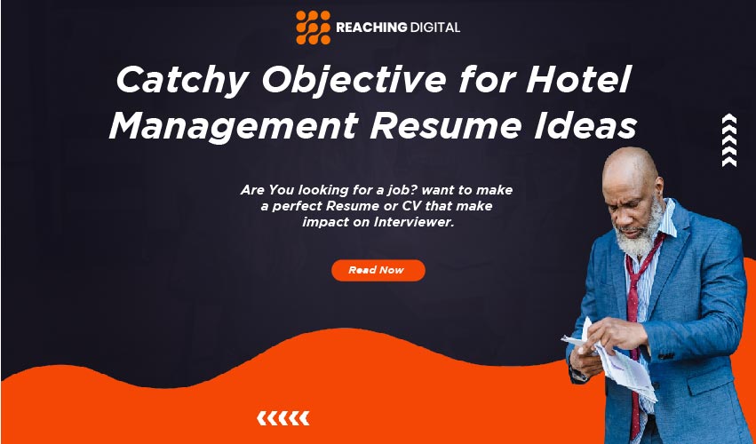 resume objective for hotel and restaurant management