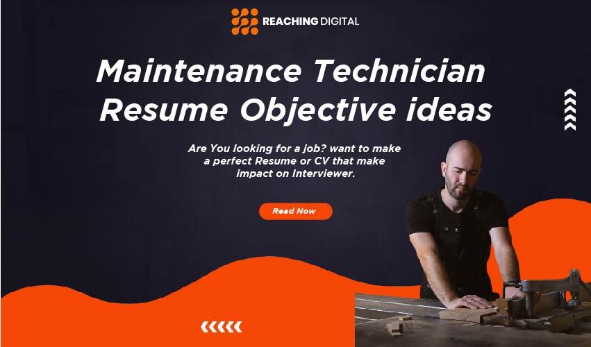 resume objective for maintenance technician