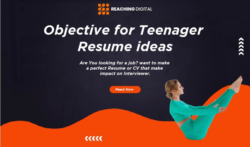 resume objective for teenager