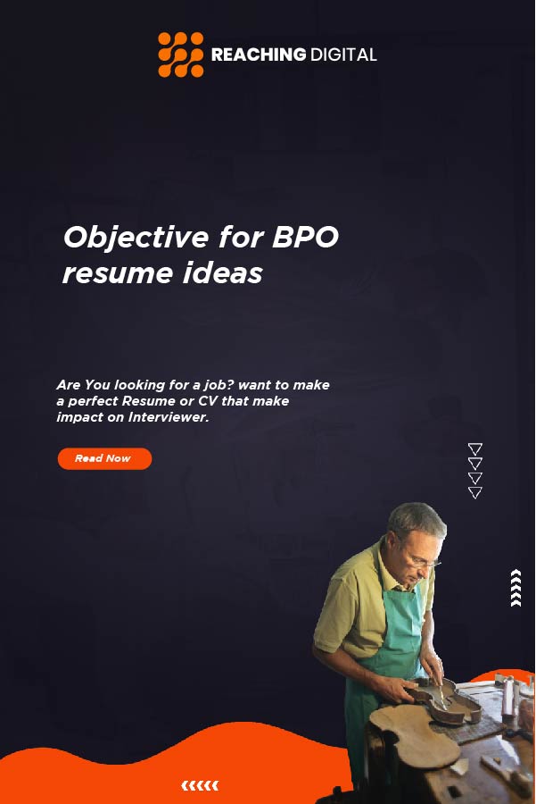 sample objective in resume for bpo