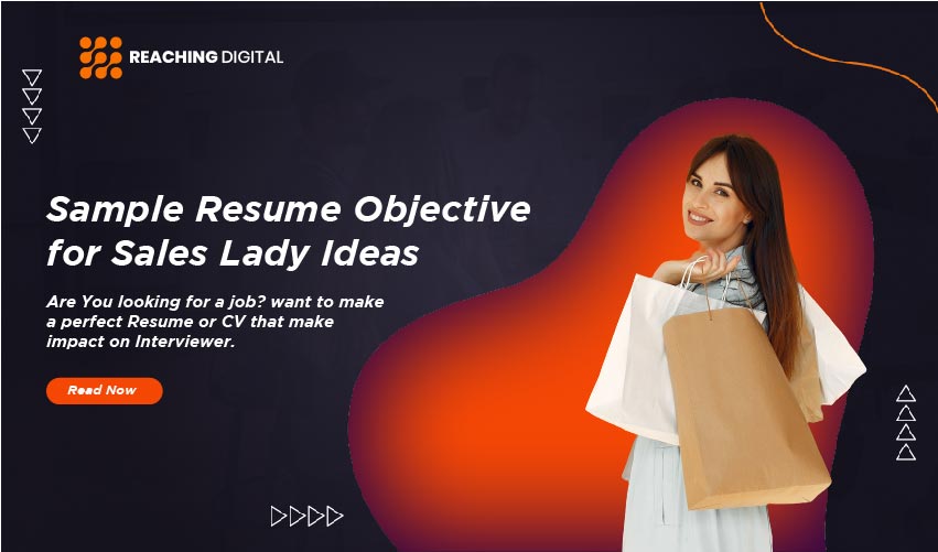 sample resume objective for sales lady