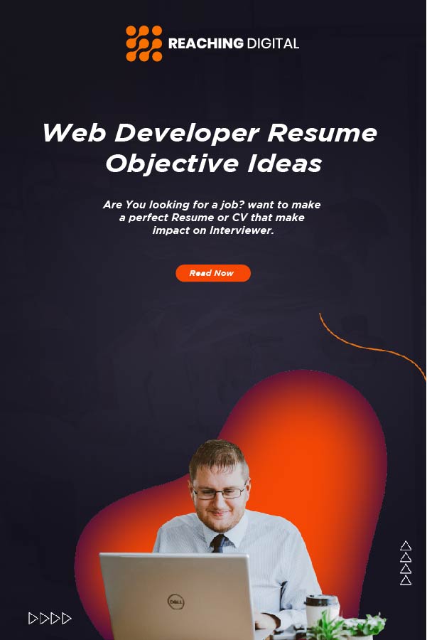 web developer objective for resume