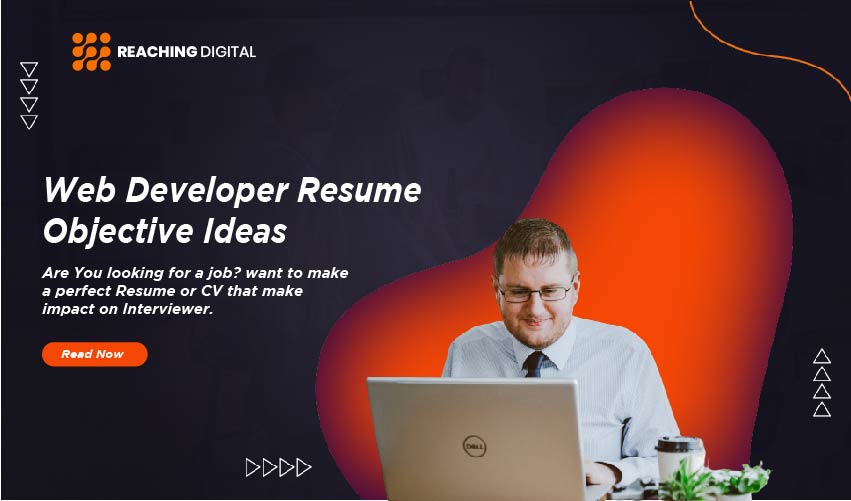 web developer resume objective