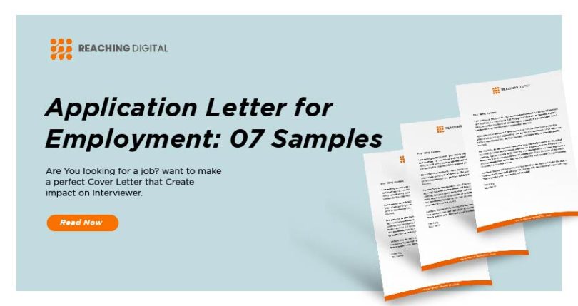 Application Letter For Employment 07 Samples Examples