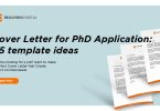 Cover Letter for PhD Application