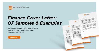 Finance Cover Letter