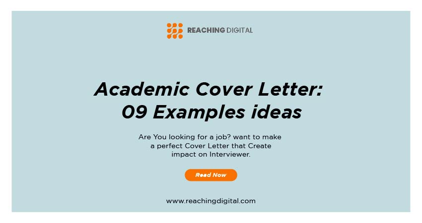 academic advisor cover letter