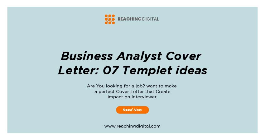 business analyst cover letter entry level