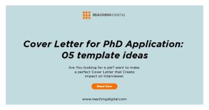 phd cover letter sample