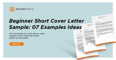 Beginner Short Cover Letter Sample
