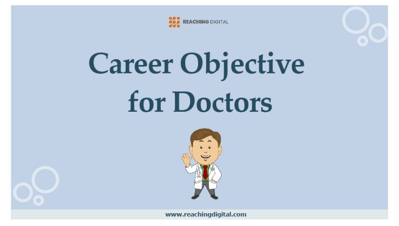 Career Objective for Doctors