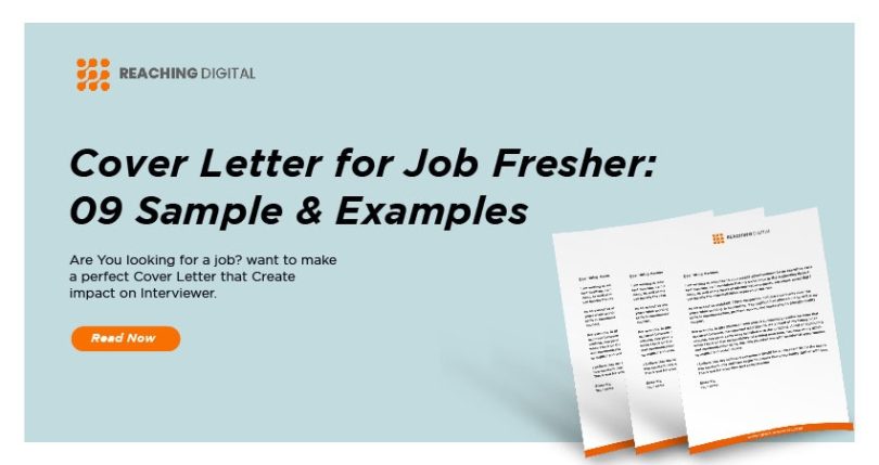 Cover Letter for Job Fresher