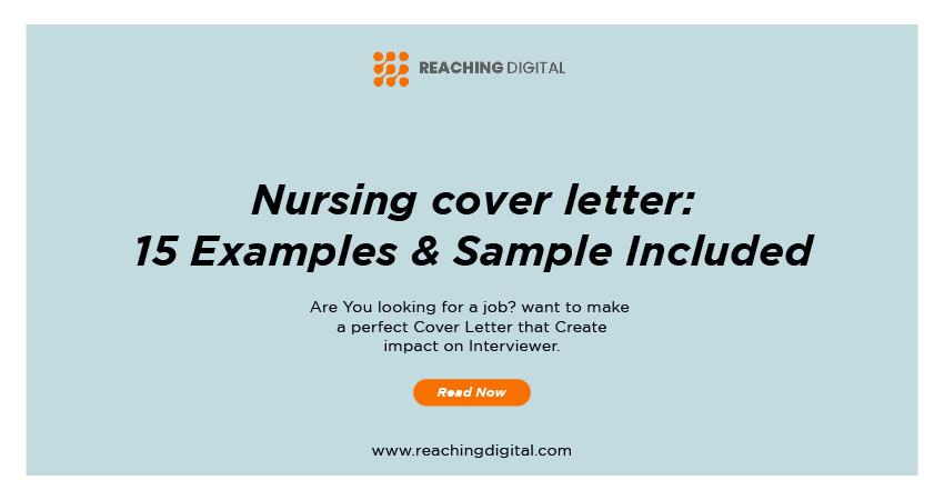 Nursing cover letter