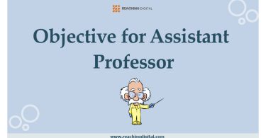 Career Objective for Assistant Professor