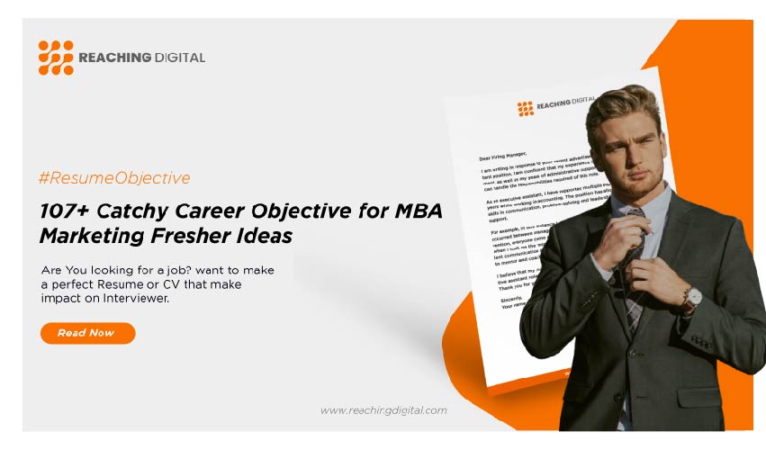 Objective for MBA Marketing Fresher
